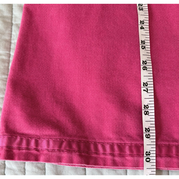 Vintage LL BEAN Girls Size 10 Cotton Fuchsia Pink Sleeveless Jumper Dress Preppy - Picture 10 of 13